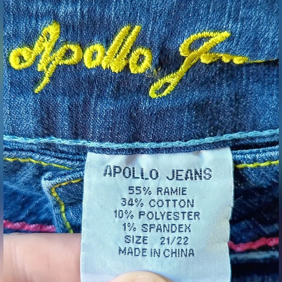 Apollo Jeans Juniors 21/22 Embroidered Pockets - Picture 3 of 7
